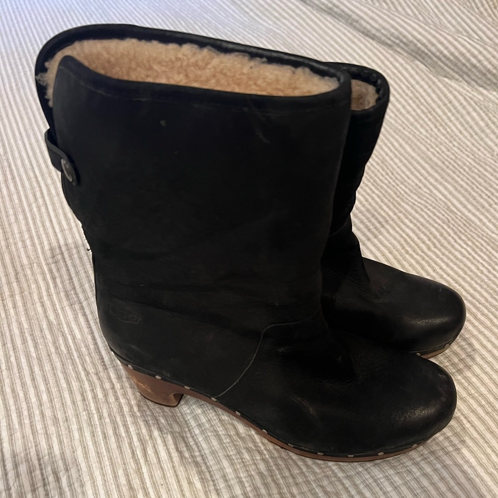 Black Ugg Boots - size 12